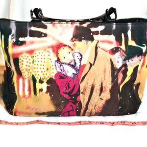Romag tote artwork decorated bag